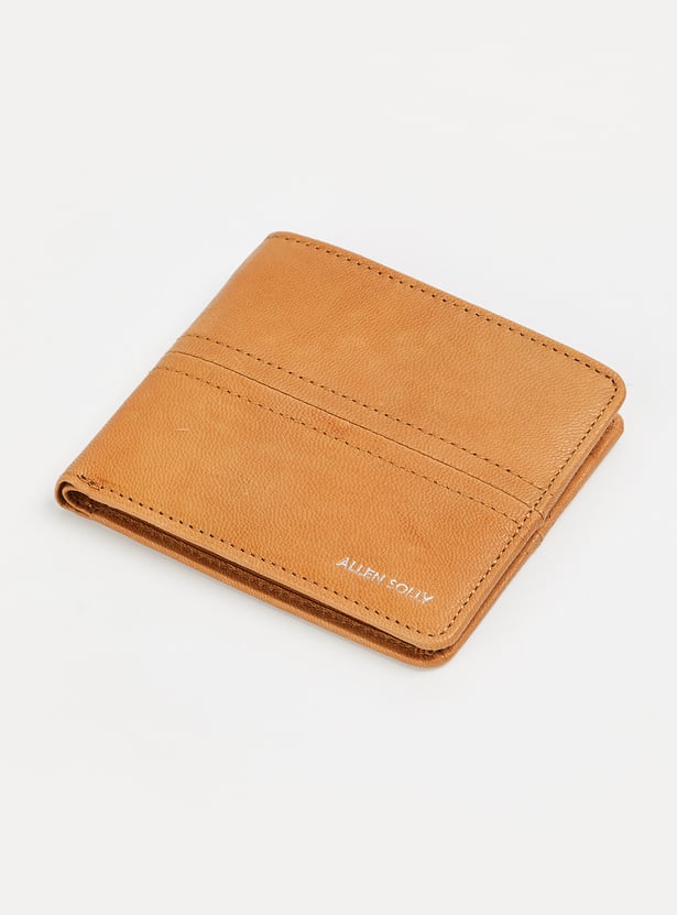 ALLEN SOLLY Textured Bi-Fold Wallet