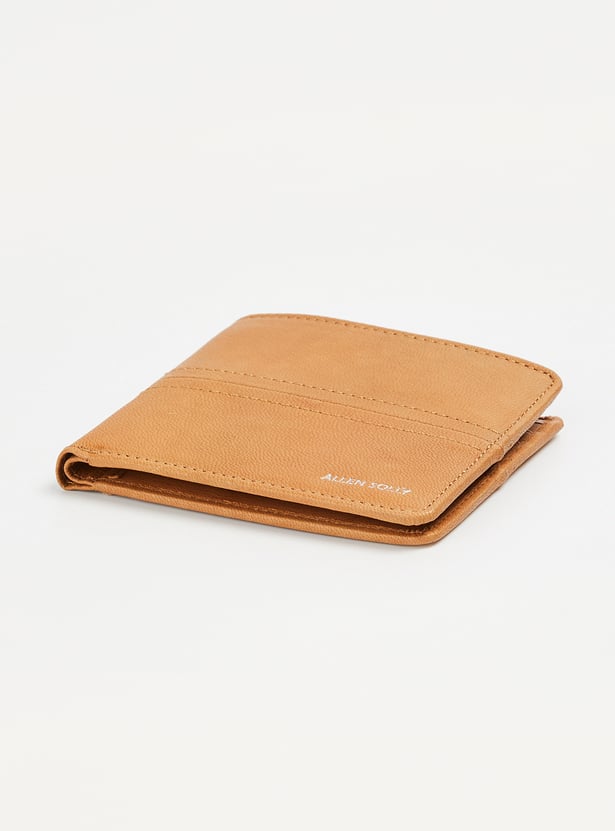 ALLEN SOLLY Textured Bi-Fold Wallet
