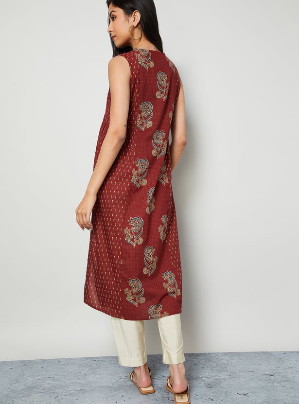 MELANGE Printed Straight Kurta