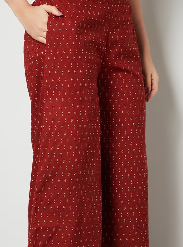 MELANGE Floral Print Kurta Set