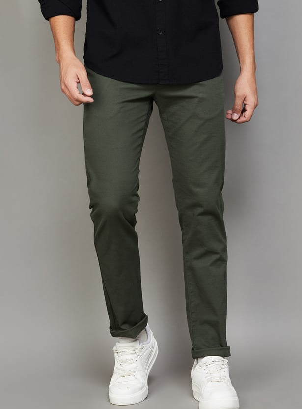 LEVI'S Solid Slim Straight Trousers