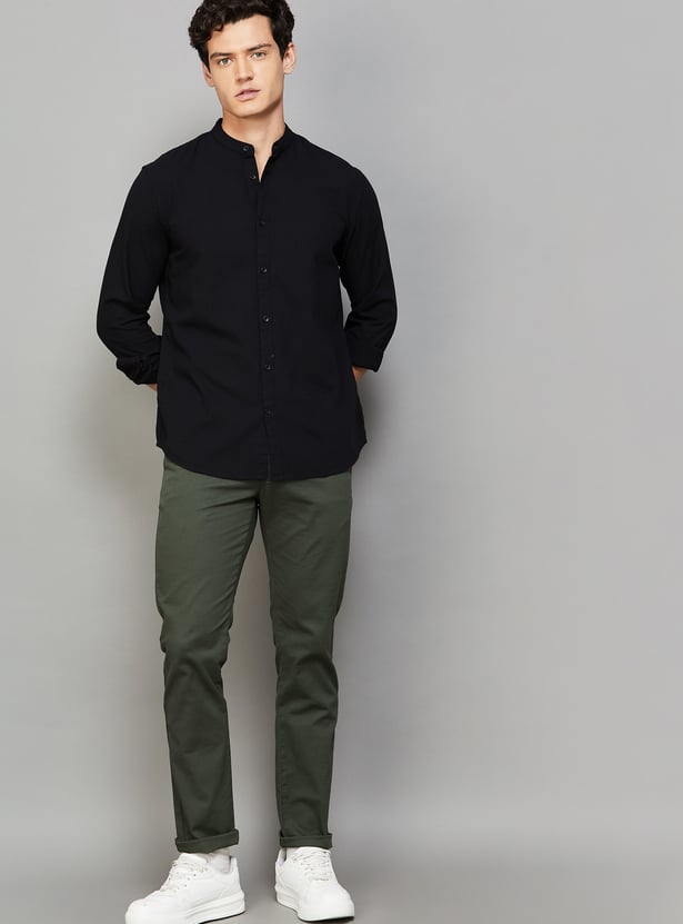 LEVI'S Solid Slim Straight Trousers