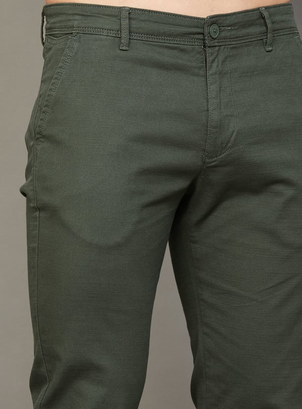 LEVI'S Solid Slim Straight Trousers
