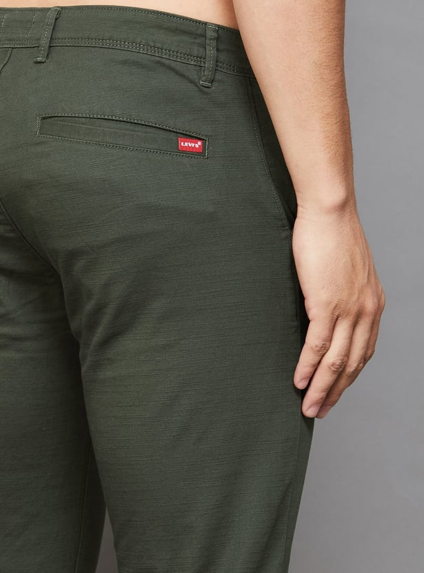 LEVI'S Solid Slim Straight Trousers