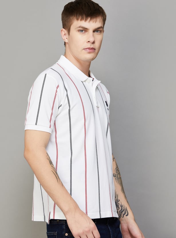 US POLO ASSN Striped Polo T-shirt