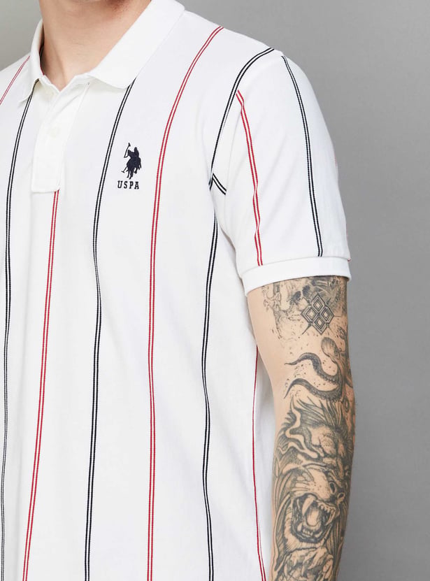 US POLO ASSN Striped Polo T-shirt