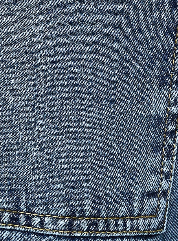 KRAUS Washed Denim Cargos