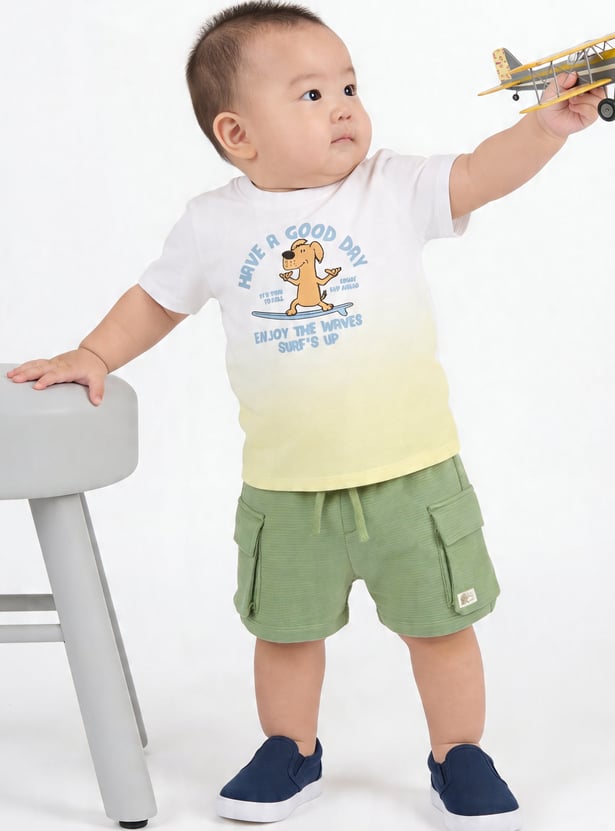 FAME FOREVER Boys Solid Cargo Shorts