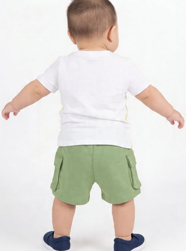 FAME FOREVER Boys Solid Cargo Shorts