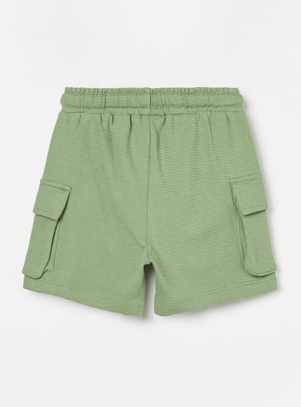 FAME FOREVER Boys Solid Cargo Shorts