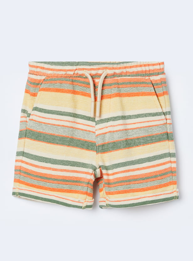FAME FOREVER Boys Striped Shorts