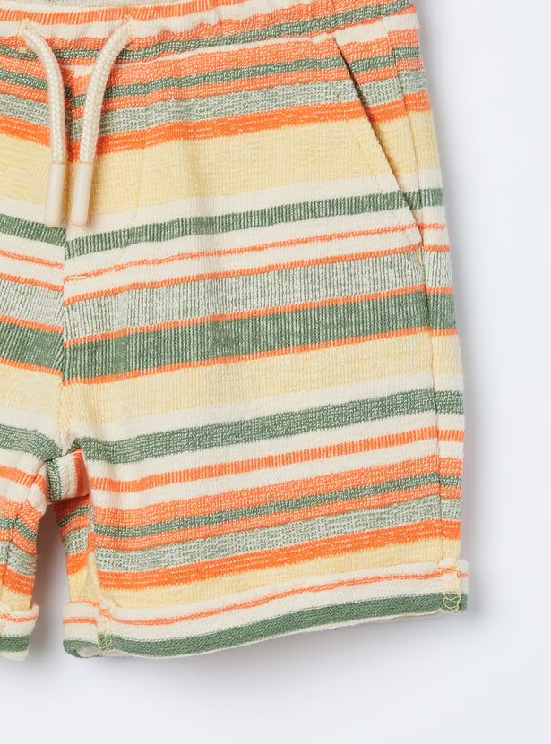 FAME FOREVER Boys Striped Shorts