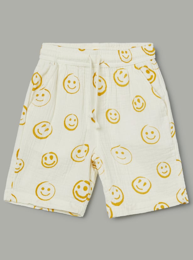 FAME FOREVER Boys Graphic Print Shorts