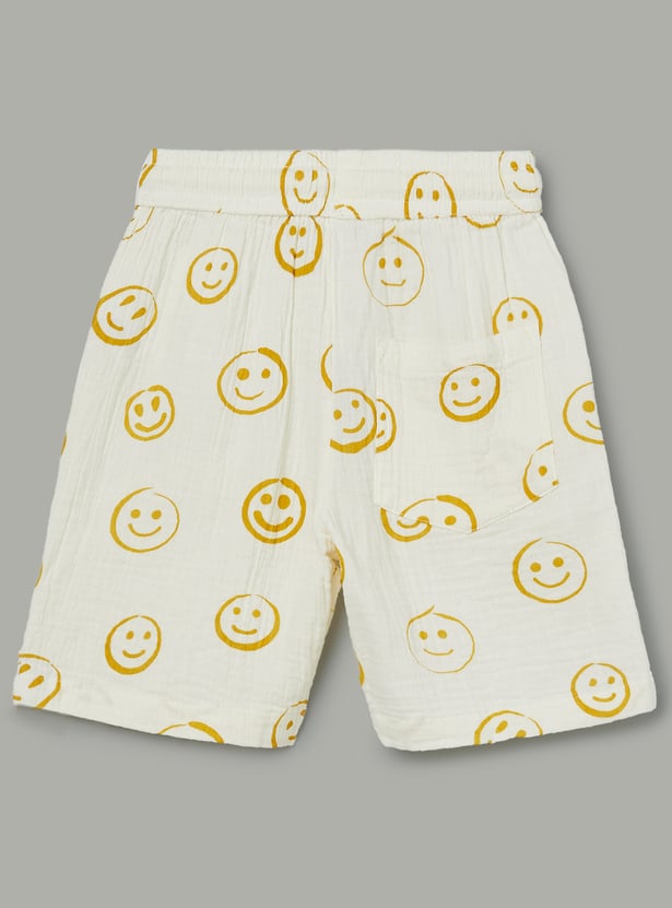 FAME FOREVER Boys Graphic Print Shorts