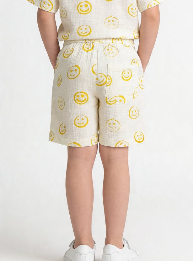 FAME FOREVER Boys Graphic Print Shorts