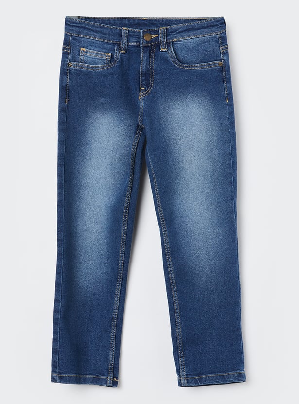 FAME FOREVER Boys Washed Jeans