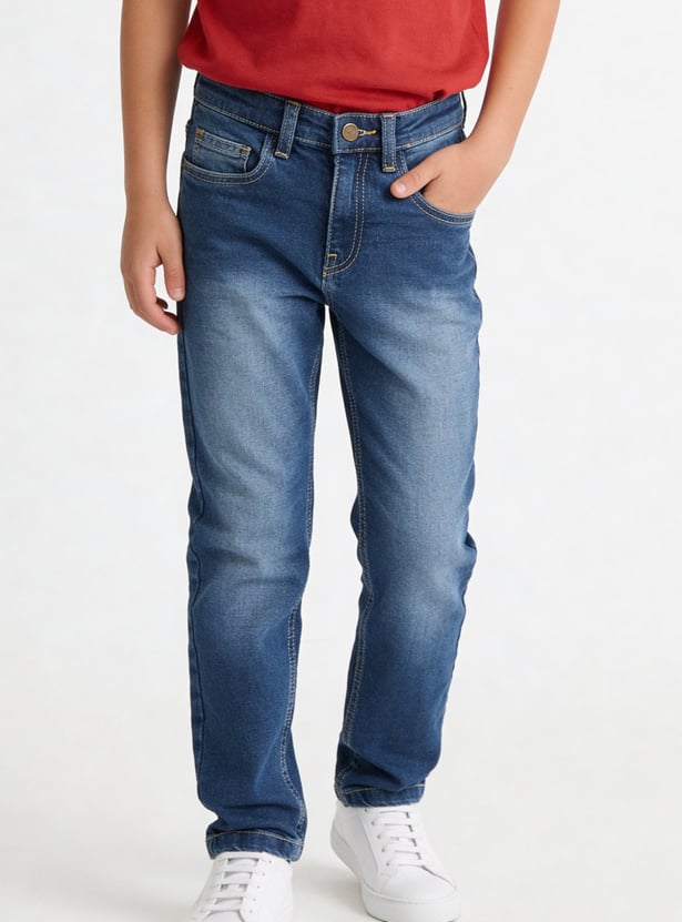 FAME FOREVER Boys Washed Jeans
