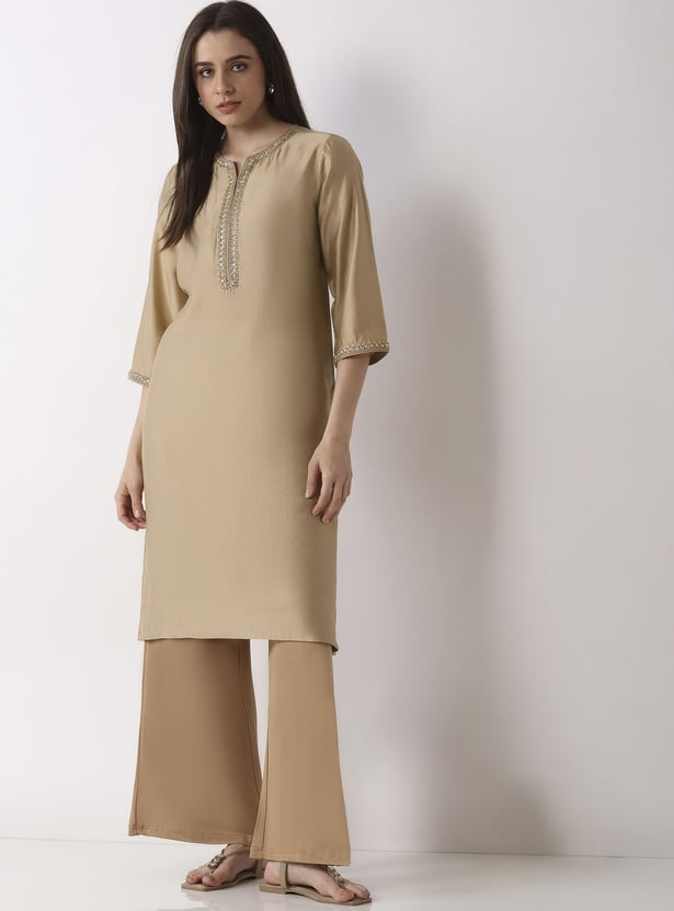 BIBA Solid Palazzos