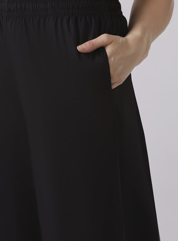 BIBA Solid Straight Pants