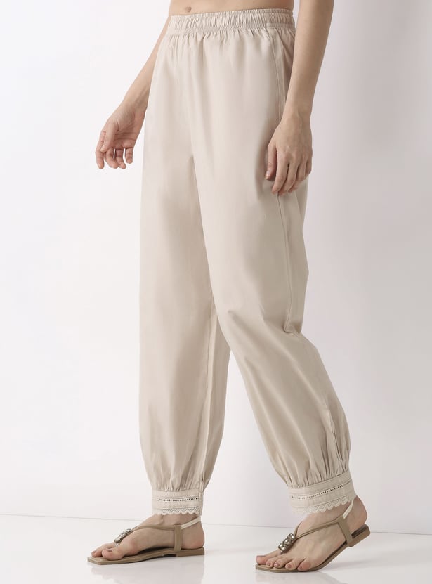 BIBA Solid Salwar Pants