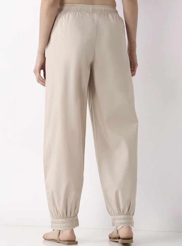 BIBA Solid Salwar Pants