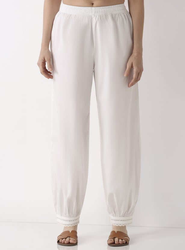 BIBA Solid Salwar Pants