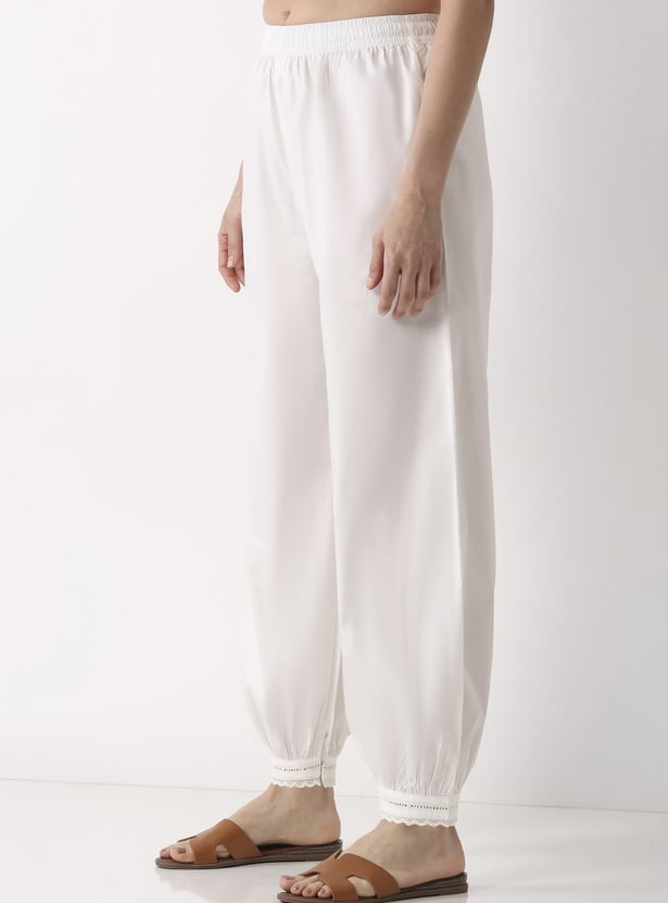 BIBA Solid Salwar Pants