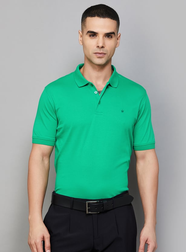 LOUIS PHILIPPE Solid Polo T-shirt