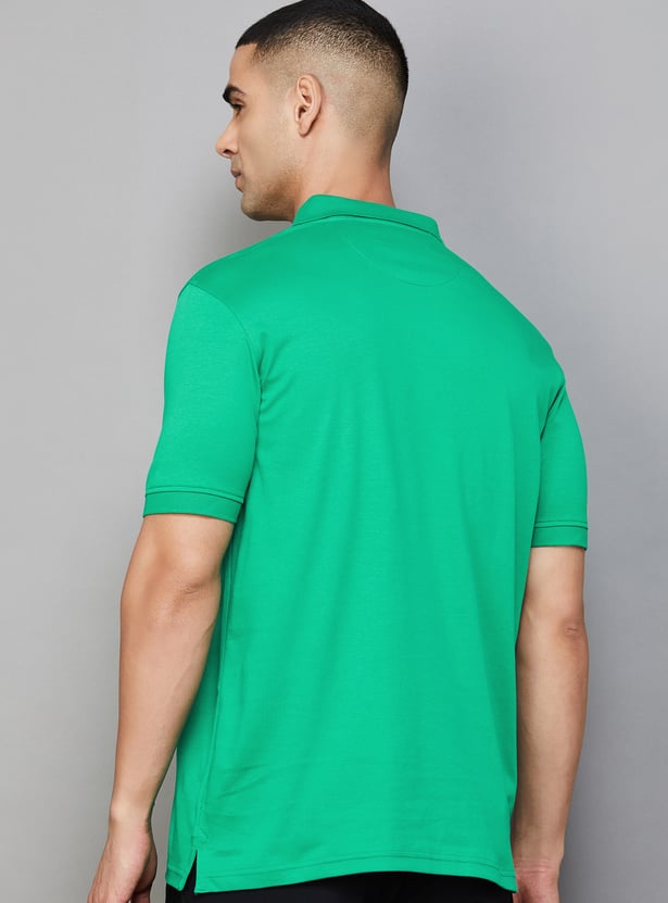 LOUIS PHILIPPE Solid Polo T-shirt