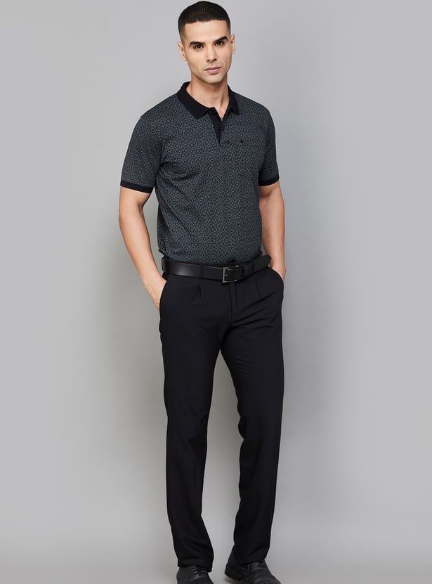 LOUIS PHILIPPE Printed Polo T-shirt