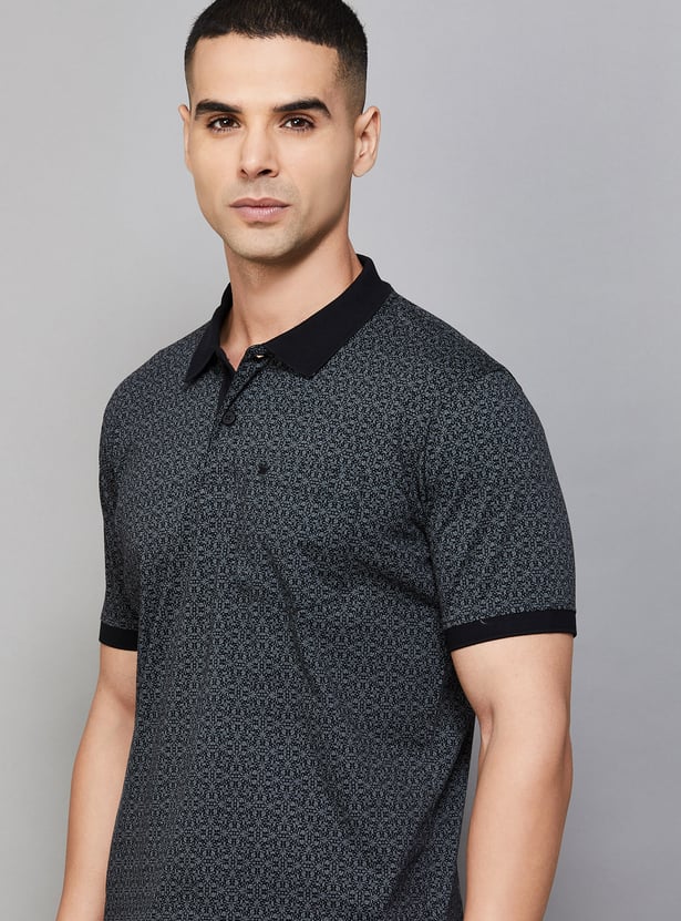 LOUIS PHILIPPE Printed Polo T-shirt