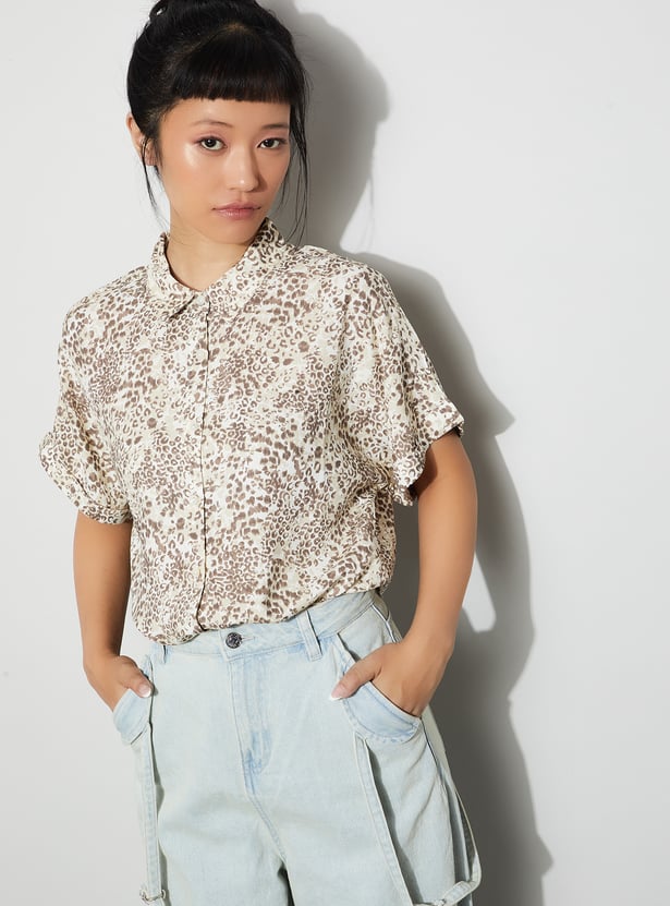 GINGER Animal Printed Shirt