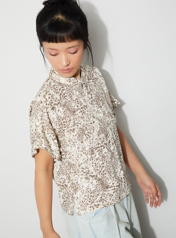 GINGER Animal Printed Shirt