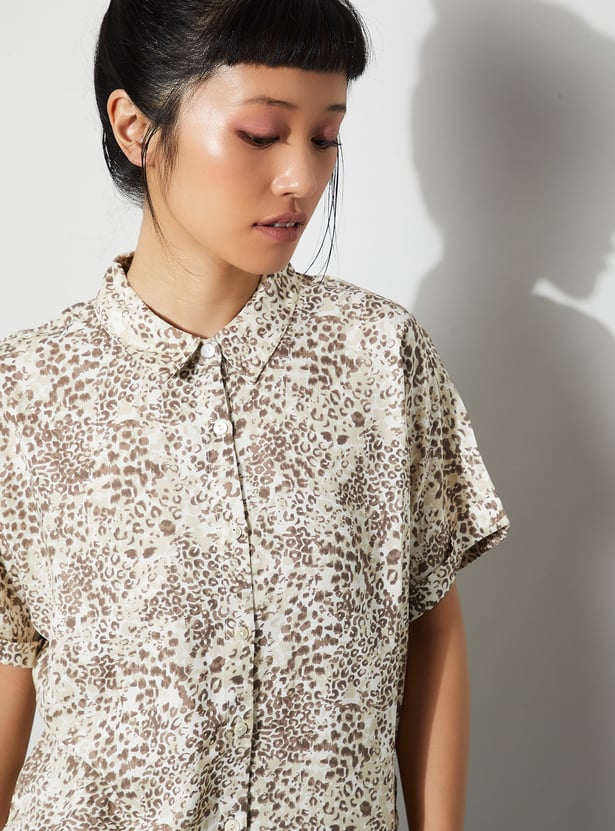GINGER Animal Printed Shirt