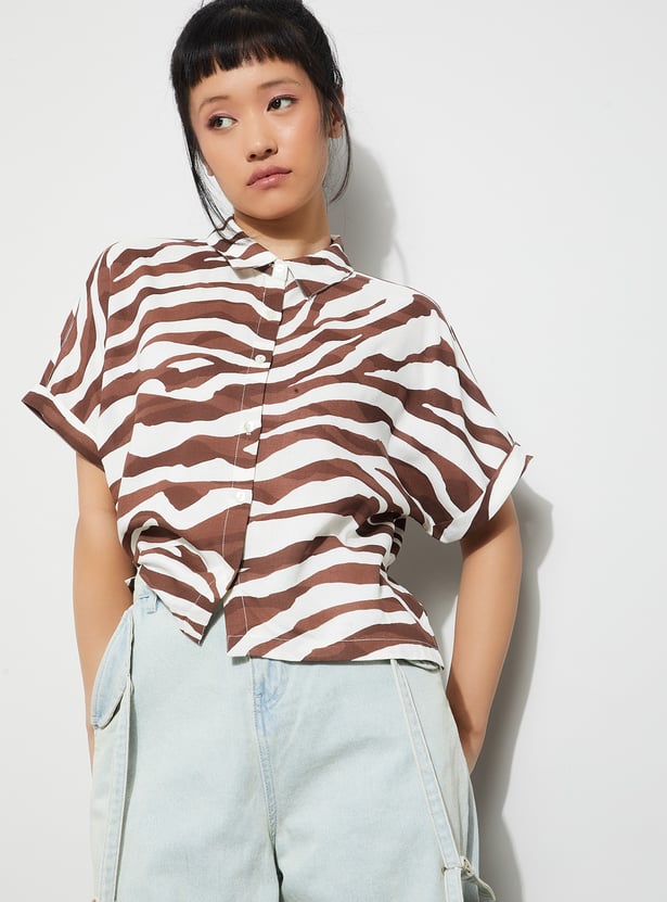 GINGER Animal Printed Shirt