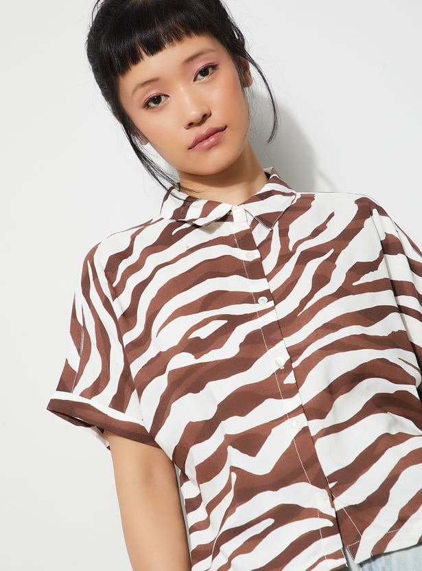 GINGER Animal Printed Shirt