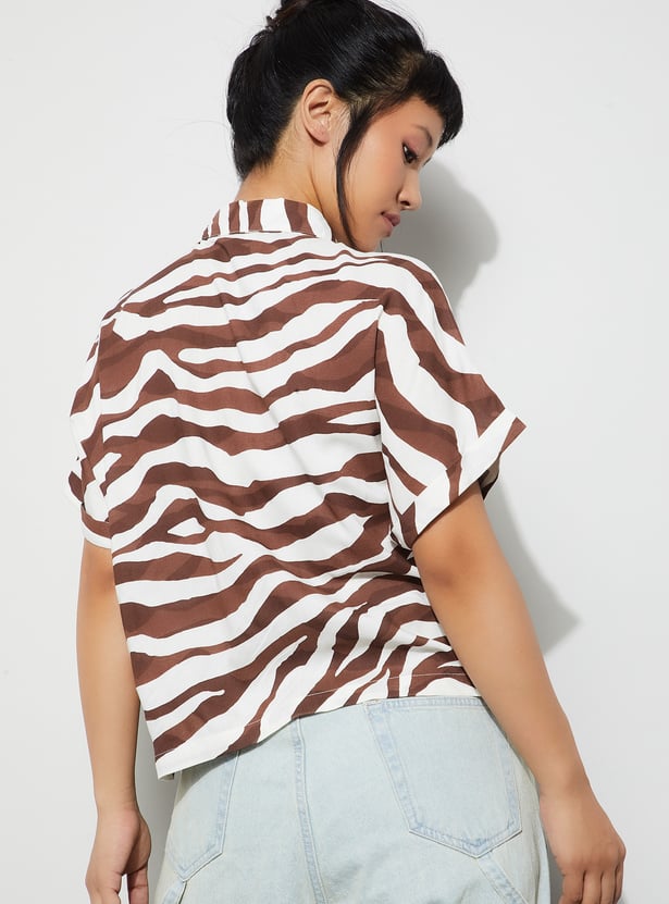 GINGER Animal Printed Shirt