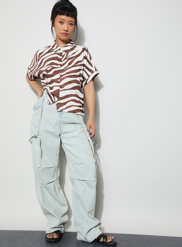 GINGER Animal Printed Shirt