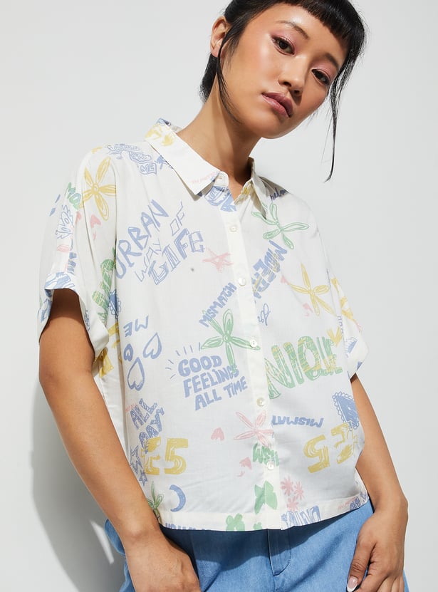 GINGER Animal Printed Shirt
