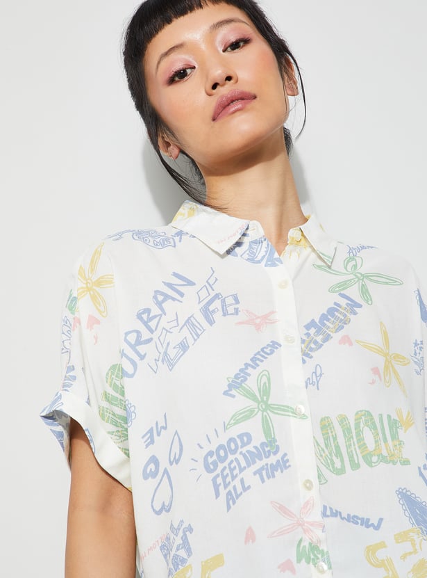 GINGER Animal Printed Shirt