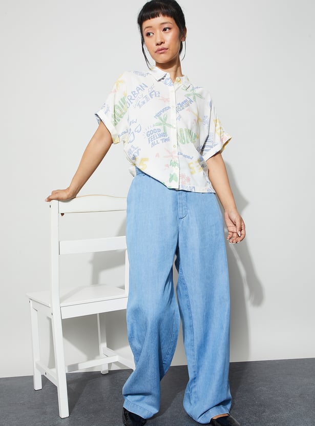 GINGER Animal Printed Shirt