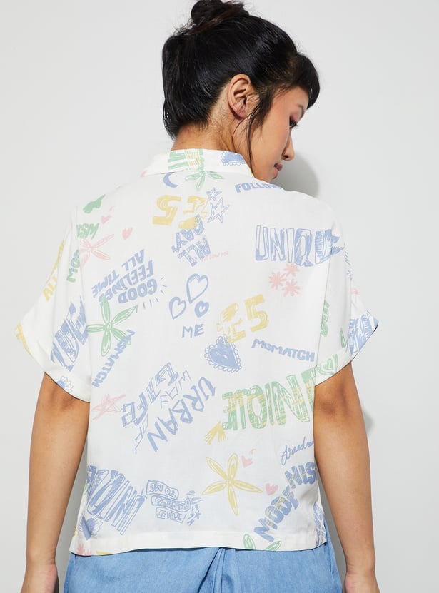 GINGER Animal Printed Shirt