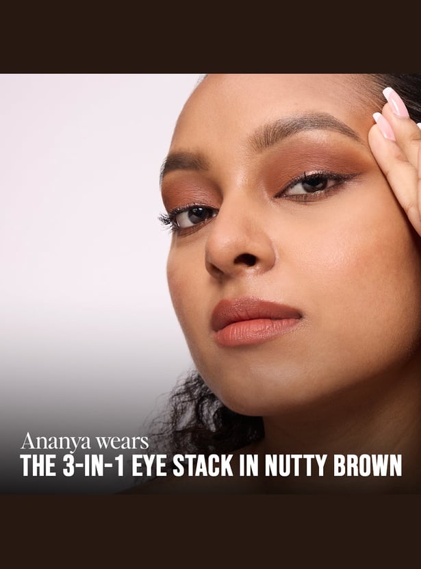 KIRO BEAUTY 3-in-1 Eye Stack - Nutty Brown Matte & Metallic Trio - 12.5g
