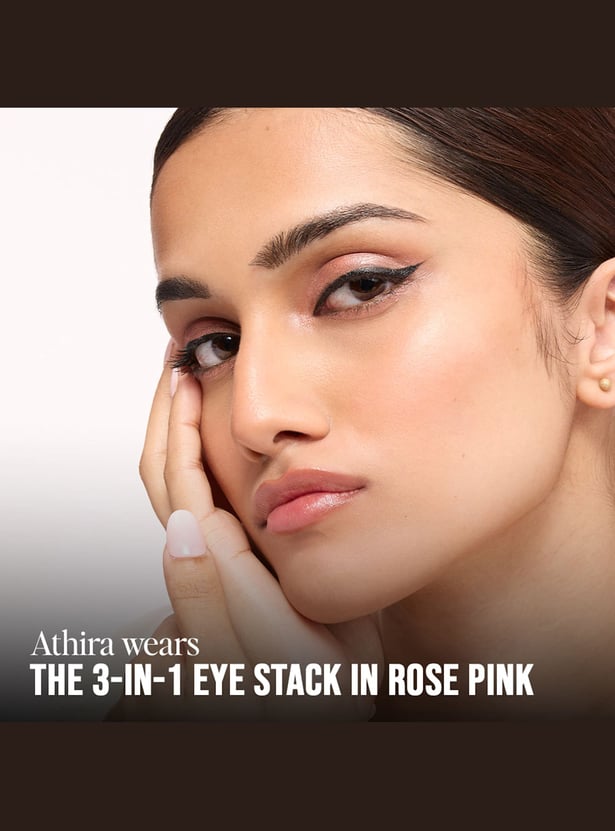 KIRO BEAUTY 3-in-1 Eye Stack - Rose Pink Metallic & Matte Trio - 12.5g