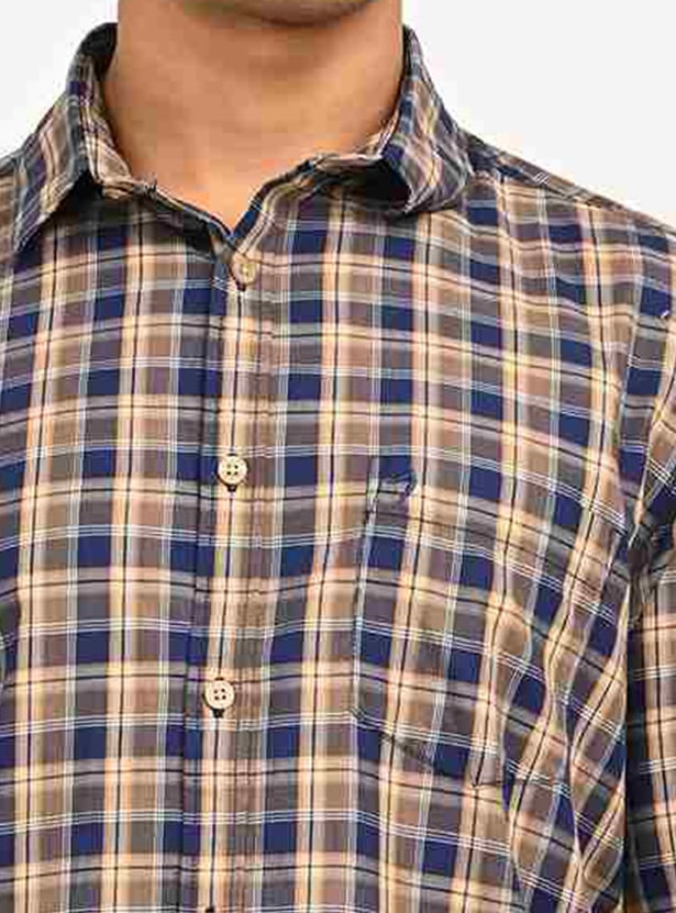 INDIAN TERRAIN Checked Classic Fit Shirt
