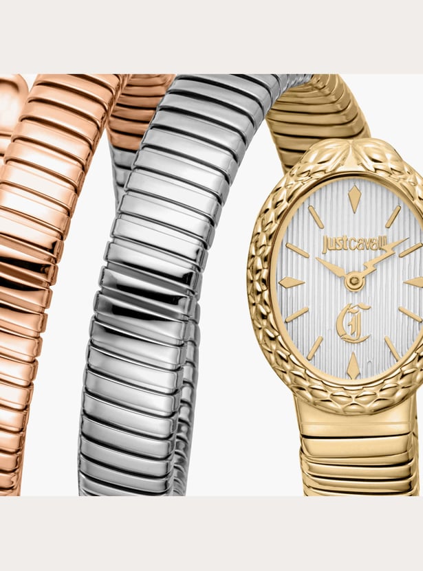 JUST CAVALLI Sognia Embellished Analog Watch - JC1L391M0065
