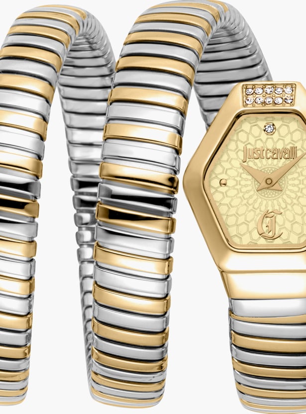 JUST CAVALLI Romina Spiral Bracelet Watch-JC1L395M0055
