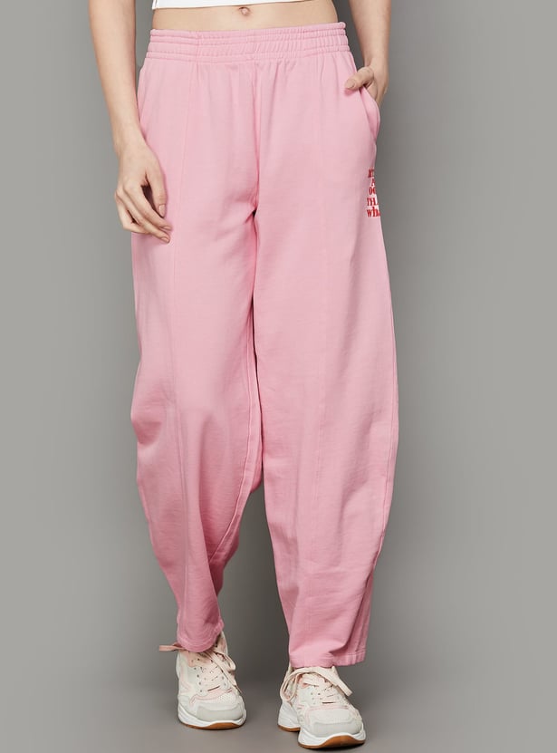 ONLY embroidered Track Pants