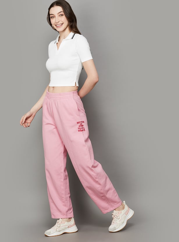 ONLY embroidered Track Pants