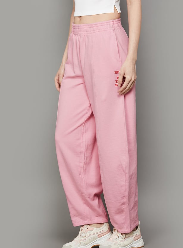 ONLY embroidered Track Pants
